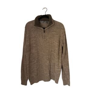 Vintage 90s Oscar De La Renta Quarter-zip Sweater-Men's Large